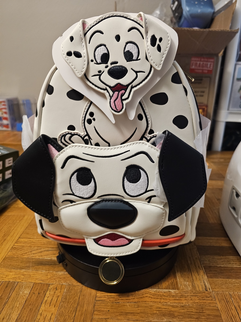 Disneys 101 Dalmatians Loungefly Backpack NWT Pongo And Freckles